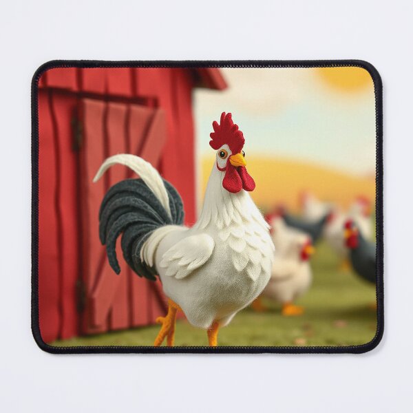 Item preview, Felted Friends Barnyard and Beyond White Rooster designed and sold by CuddleFish Creations.