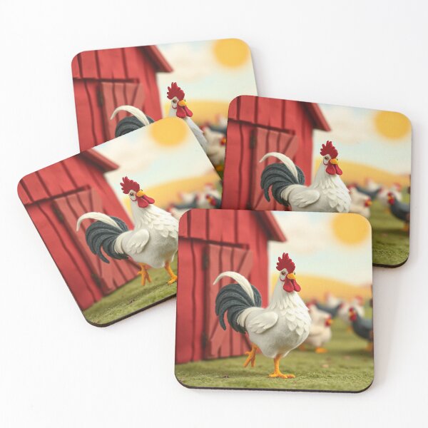 Item preview, Felted Friends Barnyard and Beyond White Rooster designed and sold by CuddleFish Creations.