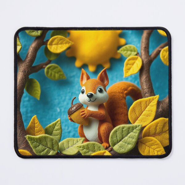 Item preview, Felted Friends Nutty Little Squirrel designed and sold by CuddleFish Creations.