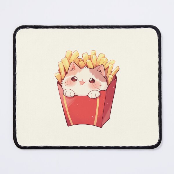 Item preview, Cat and French Fries designed and sold by NikoNekoDesigns.