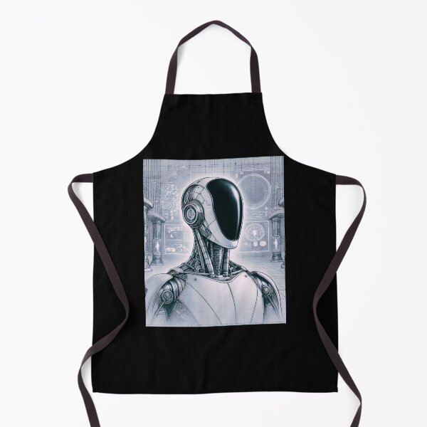 Item preview, arte de robot humanoide designed and sold by TEEJAMBOREE.