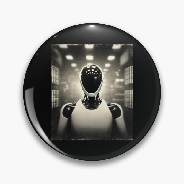 Item preview, humanoid robot art designed and sold by TEEJAMBOREE.