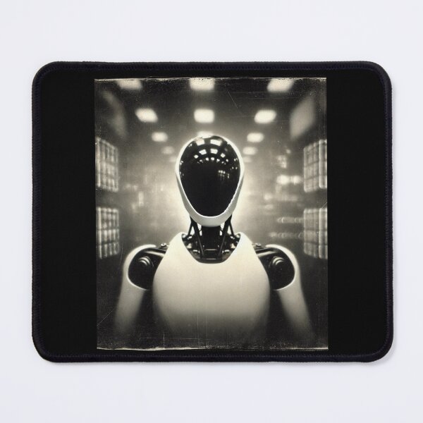 Item preview, humanoid robot art designed and sold by TEEJAMBOREE.