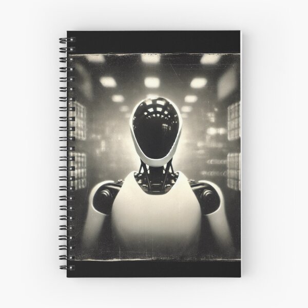 Item preview, humanoid robot art designed and sold by TEEJAMBOREE.