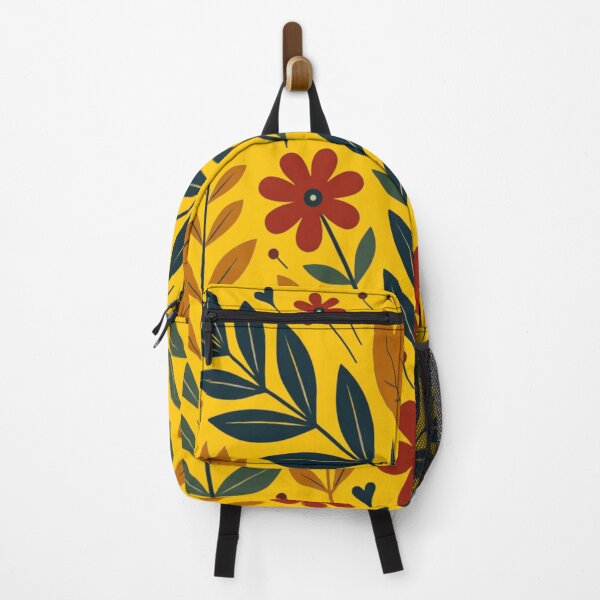 Item preview, Decorative Folk Art Flower Pattern – Rustic Botanical Design designed and sold by TroyTheTerrific.