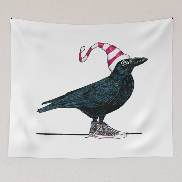 Item preview, Wangkarnal the Christmas Crow in High Tops designed and sold by JimsBirds.
