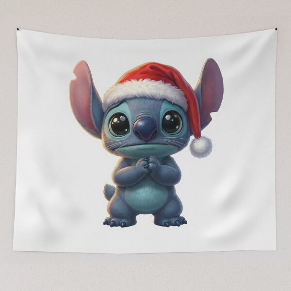 Item preview, Cute Stitch Santa Holiday Sticker Design designed and sold by Innova_Creations.