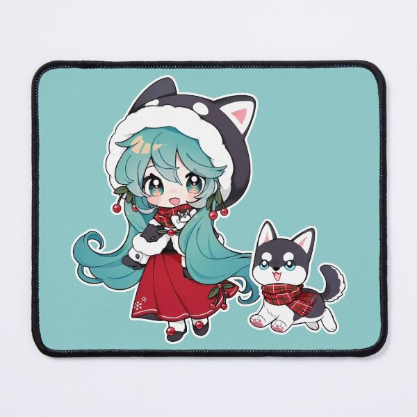 Item preview, Hatsune Miku neko Kawaii Merry Christmas designed and sold by loveiscosmic.