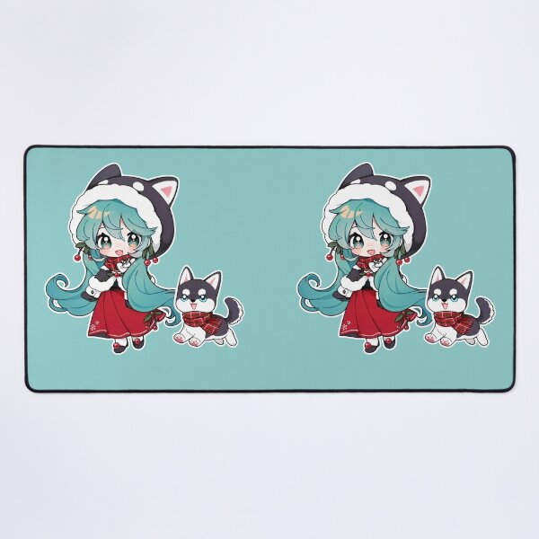 Item preview, Hatsune Miku neko Kawaii Merry Christmas designed and sold by loveiscosmic.