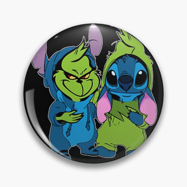 Item preview, Grinch And Cute Blue Alien Best Friends designed and sold by Anaya Jovani.