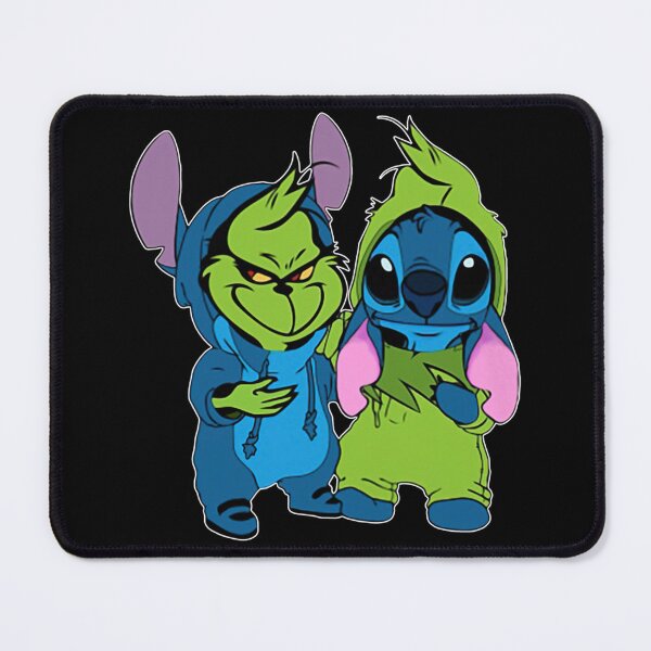 Item preview, Grinch And Cute Blue Alien Best Friends designed and sold by Anaya Jovani.