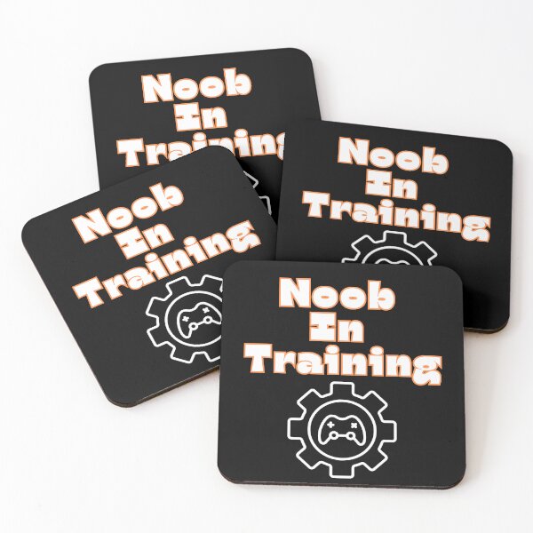 Item preview, Noob In Training – Funny Gamer Design with Controller Gear Icon designed and sold by Bawek85Designs.