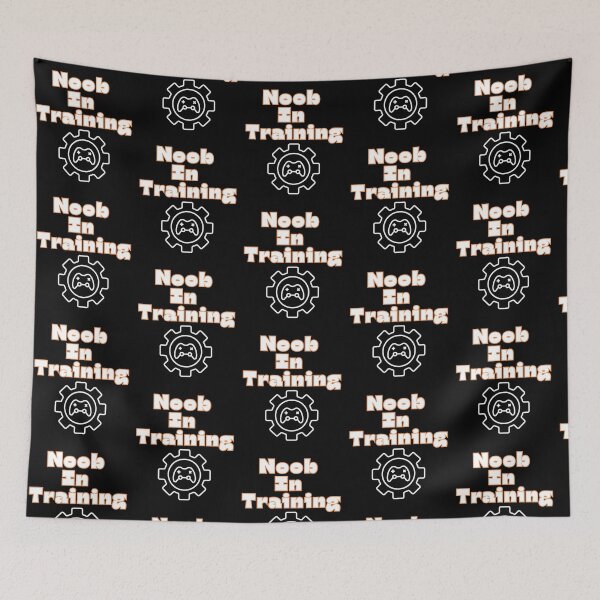 Item preview, Noob In Training – Funny Gamer Design with Controller Gear Icon designed and sold by Bawek85Designs.