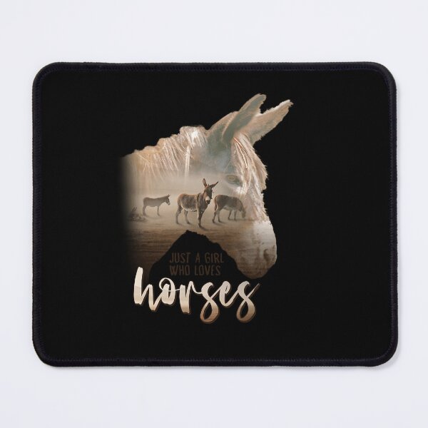 Item preview, Donkey Just A Girl That Loves Horses Parody designed and sold by IsaGomes12.