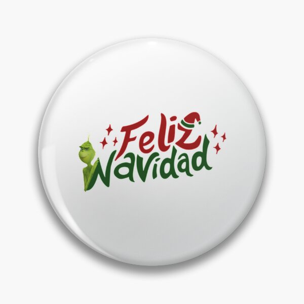 Item preview, Grinch Feliz Navidad Spanish Christmas Typography designed and sold by Anaya Jovani.