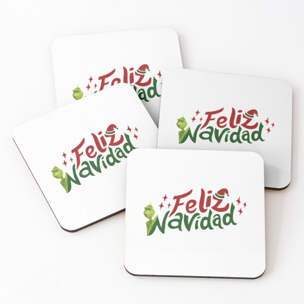 Item preview, Grinch Feliz Navidad Spanish Christmas Typography designed and sold by Anaya Jovani.