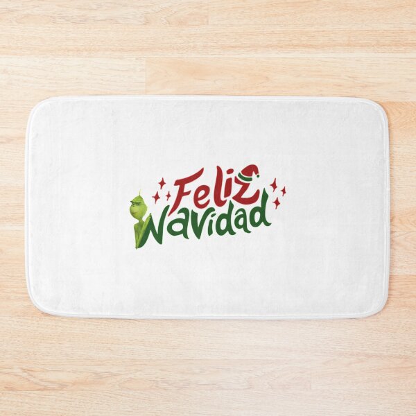 Item preview, Grinch Feliz Navidad Spanish Christmas Typography designed and sold by Anaya Jovani.