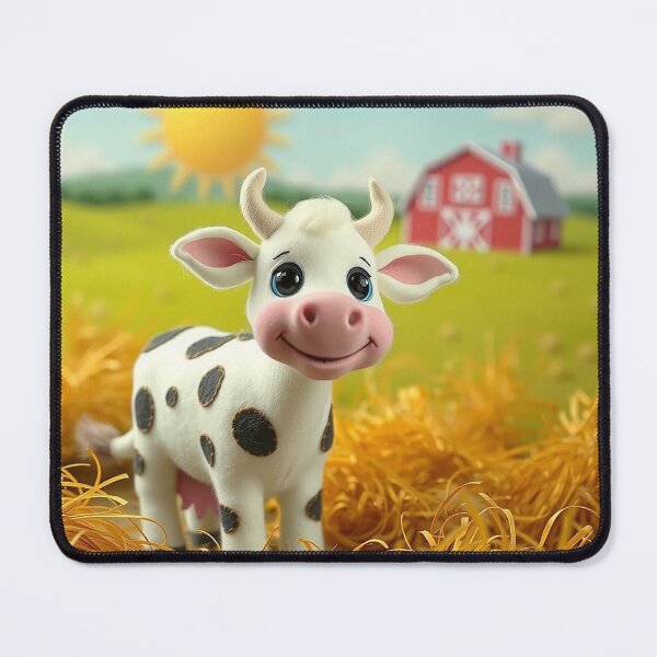 Item preview, Felted Friends Barnyard and Beyond Bessy Cow designed and sold by CuddleFish Creations.
