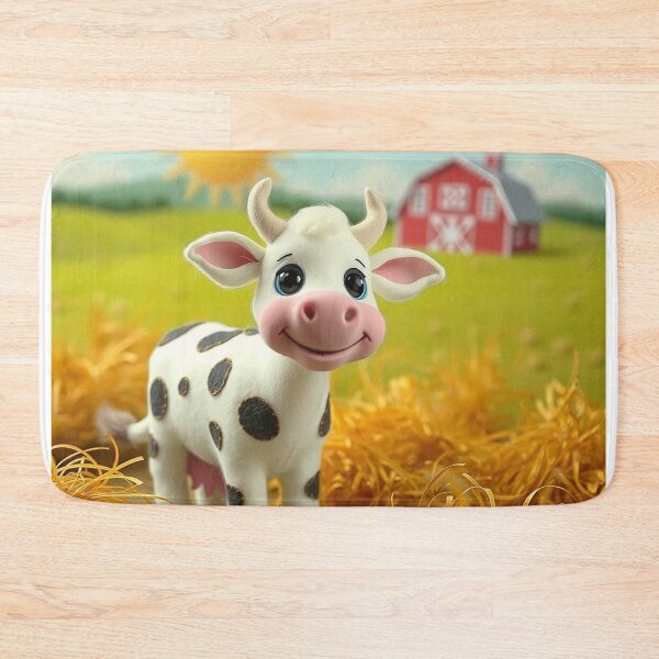 Item preview, Felted Friends Barnyard and Beyond Bessy Cow designed and sold by CuddleFish Creations.