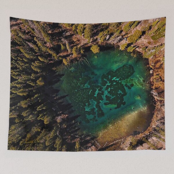 Item preview, Grassi Lakes From Above, Canmore Alberta designed and sold by Fourpointstudio.
