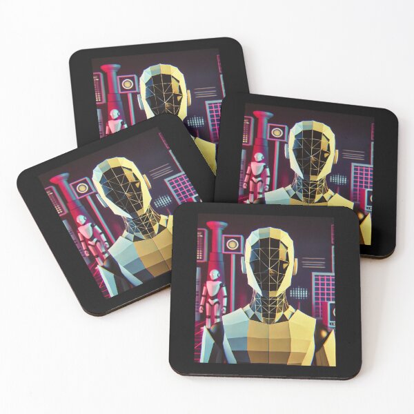 Item preview, humanoid robot art designed and sold by TEEJAMBOREE.