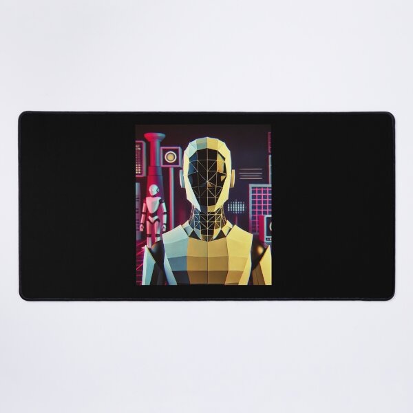 Item preview, humanoid robot art designed and sold by TEEJAMBOREE.
