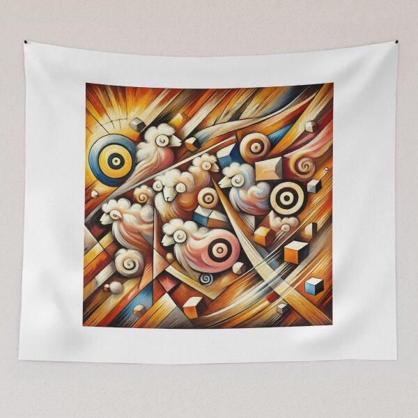 Item preview, Sheepism - Abstract Woolscape designed and sold by Thpoar.
