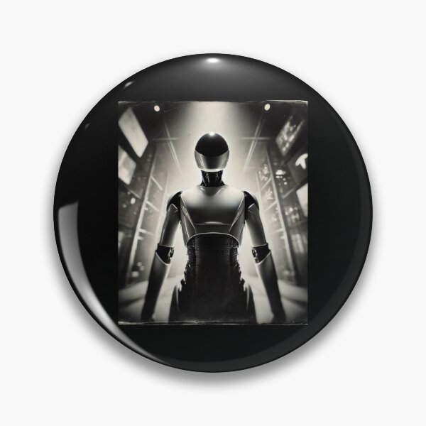 Item preview, humanoid robot art designed and sold by TEEJAMBOREE.
