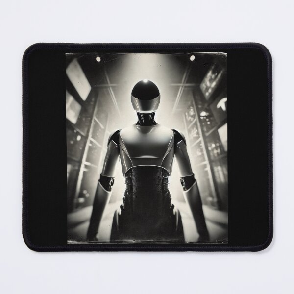 Item preview, humanoid robot art designed and sold by TEEJAMBOREE.