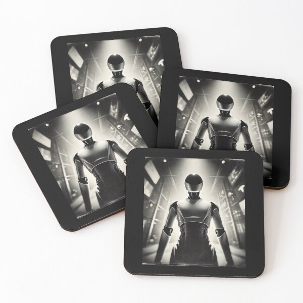 Item preview, humanoid robot art designed and sold by TEEJAMBOREE.