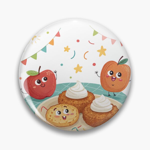 Item preview, Cute Hanukkah Latkes – Adorable Jewish Holiday Food Illustration designed and sold by A1MarketDesigne.