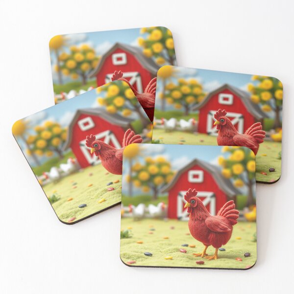 Item preview, Felted Friends Barnyard and Beyond Red Hen designed and sold by CuddleFish Creations.