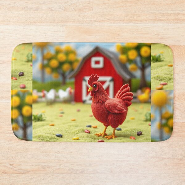 Item preview, Felted Friends Barnyard and Beyond Red Hen designed and sold by CuddleFish Creations.