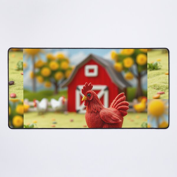 Item preview, Felted Friends Barnyard and Beyond Red Hen designed and sold by CuddleFish Creations.