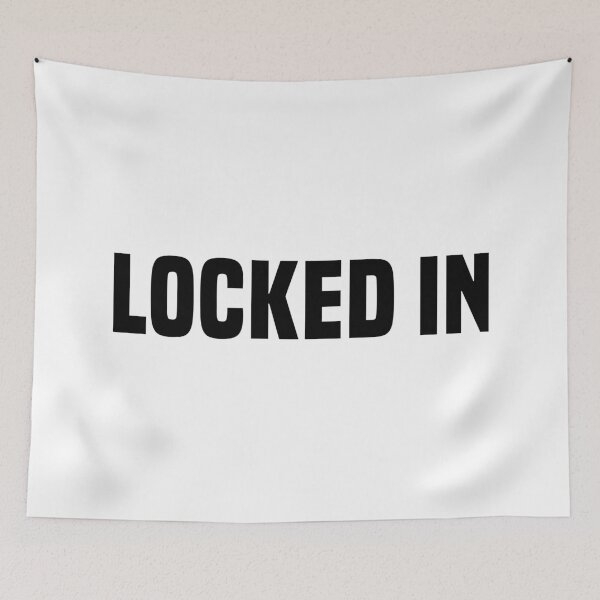Item preview, Locked In, Bold designed and sold by Memes N Lore .