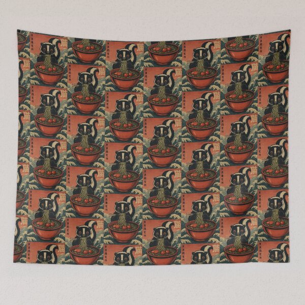 Item preview, RAMEN Skunk, Foodie Gift designed and sold by FemmeForge.