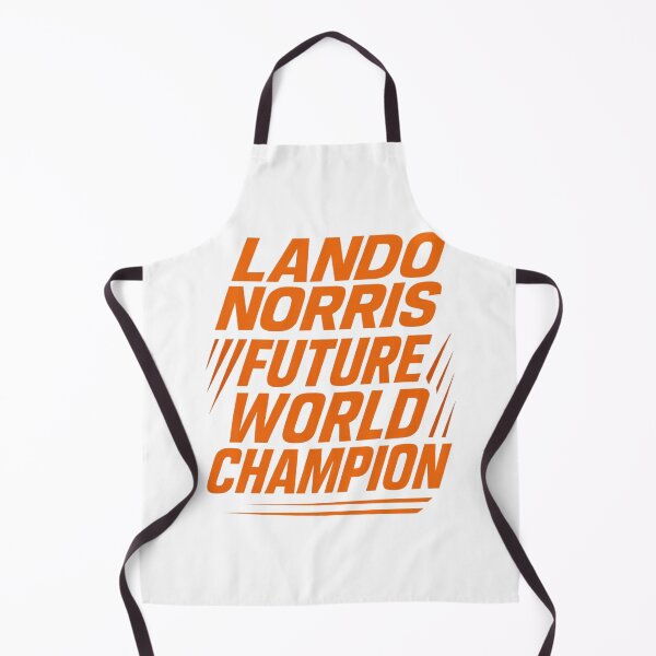 Item preview, Lando Norris Future Champion – Racing Orange Typography | F1 Fan Art designed and sold by mocci10.