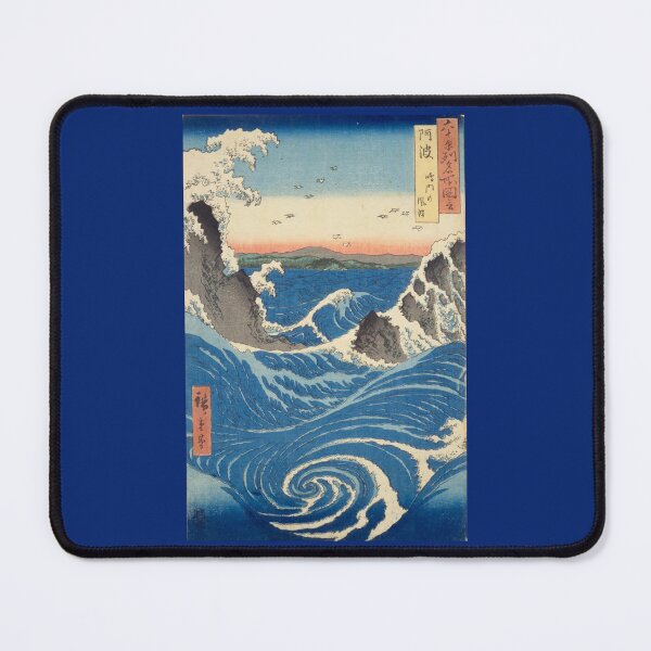 Item preview, Vintage, Japanese art, woodblock, Wave Ukiyo-e by Hiroshige Utagawa, Wall art, Puzzle designed and sold by VintageJapan for Japanese woodblock, Ukiyoe, Retro art and more.