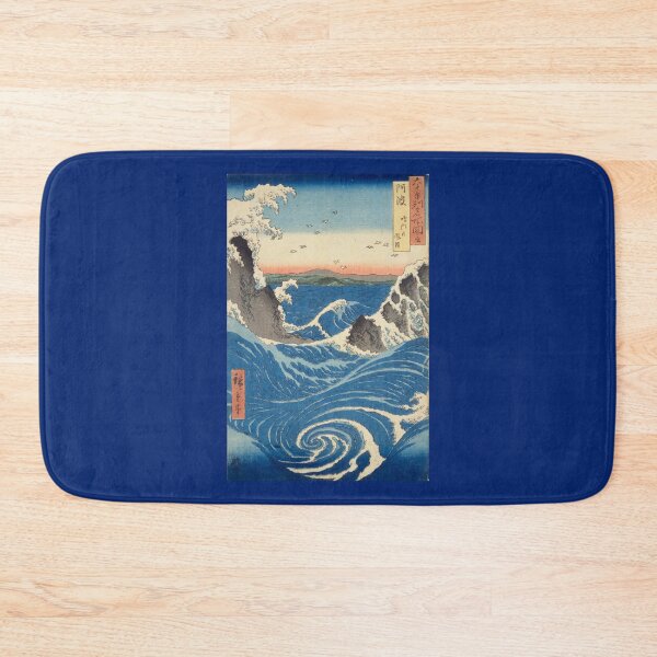 Item preview, Vintage, Japanese art, woodblock, Wave Ukiyo-e by Hiroshige Utagawa, Wall art, Puzzle designed and sold by VintageJapan for Japanese woodblock, Ukiyoe, Retro art and more.