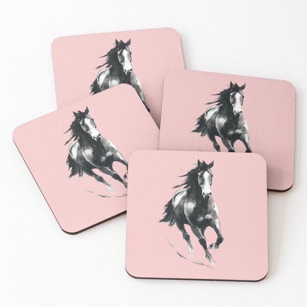 Item preview, A galloping horse in sumi-e style designed and sold by AmoebaPress.