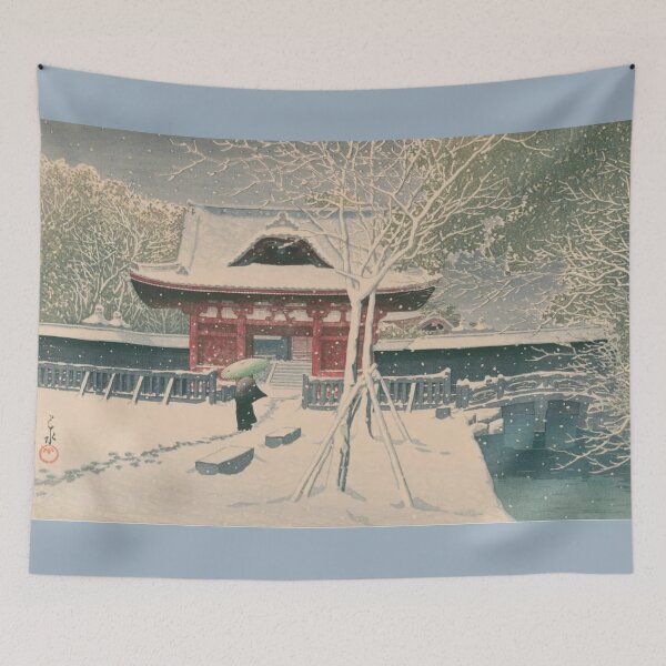Item preview, Vintage, Japanese art,Jpanese woodblock , Ukiyo-e by Hasui Kawase, Wall art, Puzzle, designed and sold by VintageJapan for Japanese woodblock, Ukiyoe, Retro art and more.