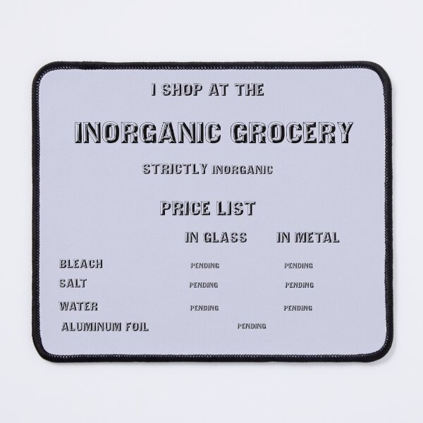 Item preview, Inorganic grocery all-in-one designed and sold by sparkysrandom.