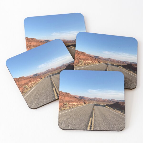 Item preview, Endless Desert Highway — Utah Red Rock Roadscape designed and sold by 3 Square Hollow Trading Post.