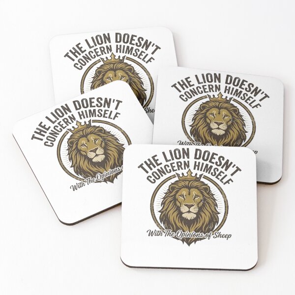 Item preview, The Lion Doesn't Concern Himself With The Opinions Of Sheep designed and sold by jaysapsales.