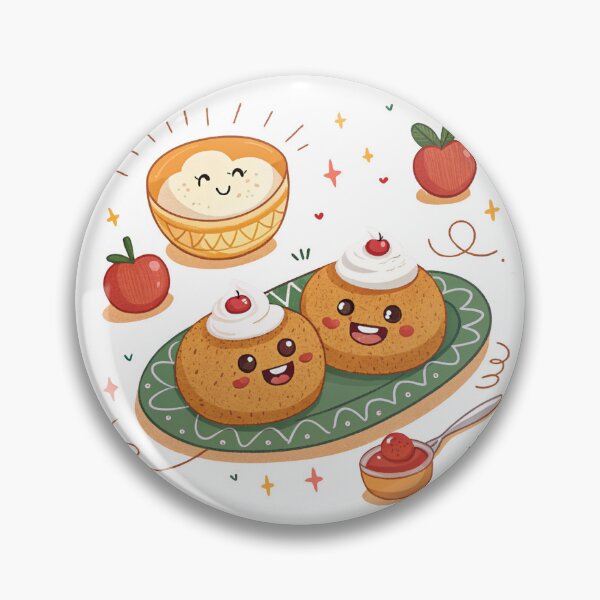 Item preview, Happy Hanukkah Latkes Cute Food Illustration designed and sold by A1MarketDesigne.