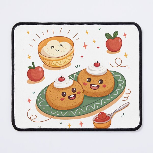 Item preview, Happy Hanukkah Latkes Cute Food Illustration designed and sold by A1MarketDesigne.