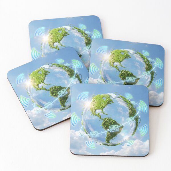 Item preview, Frutiger Aero Glass Earth Tech Nature designed and sold by AeroNomad.