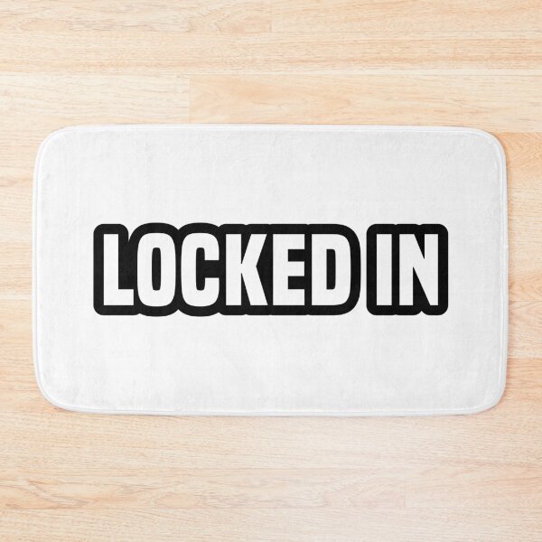 Item preview, Locked In, Outline Bold designed and sold by Memes N Lore .