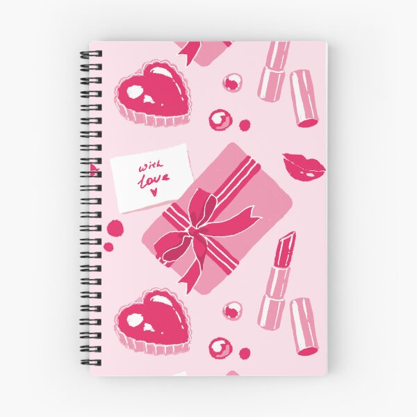 Item preview, Patrón femenino con lazos, galletas de corazón y besos. designed and sold by MinimalAnGo.