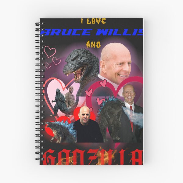 Item preview, I LOVE BRUCE WILLIS AND GODZILLA! designed and sold by 11Spark11.